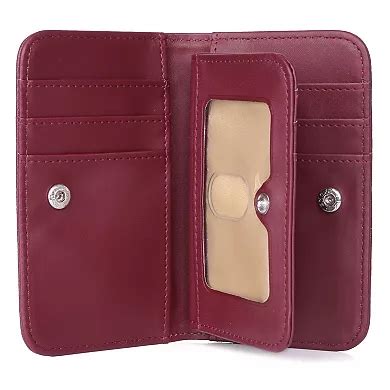 buxton pick me up rfid card case|Julia Buxton Hudson Leather Pik.